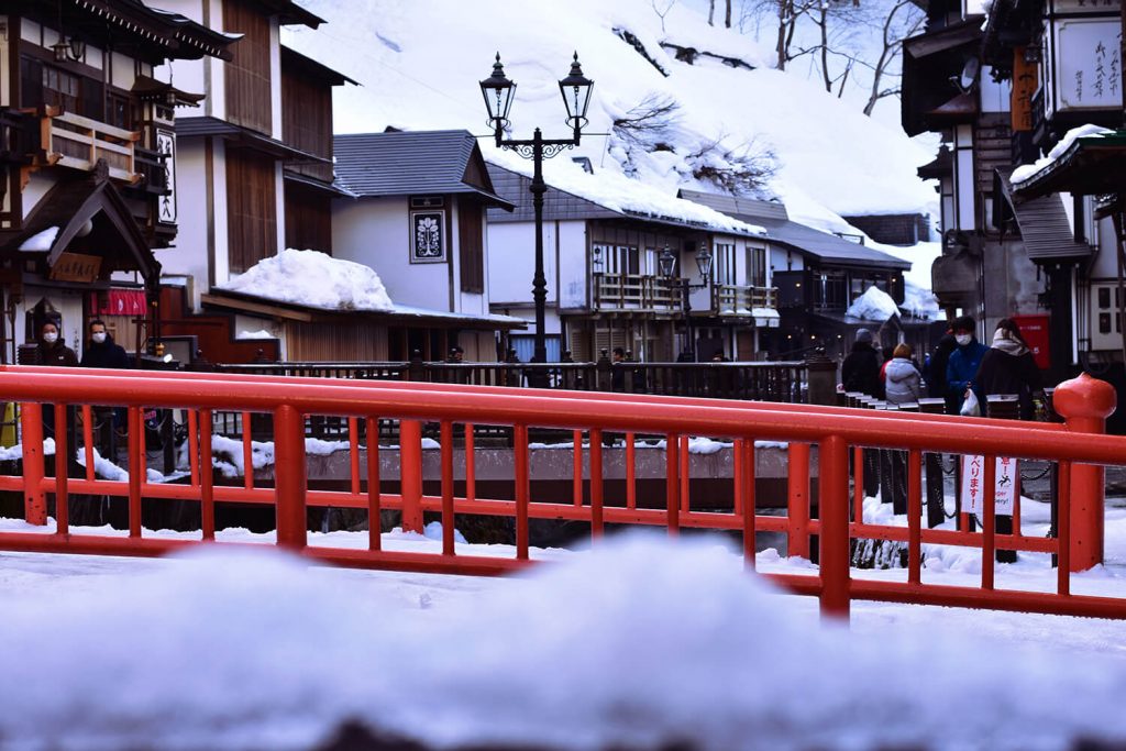 Ginzan Onsen, Yamagata Prefecture in winter