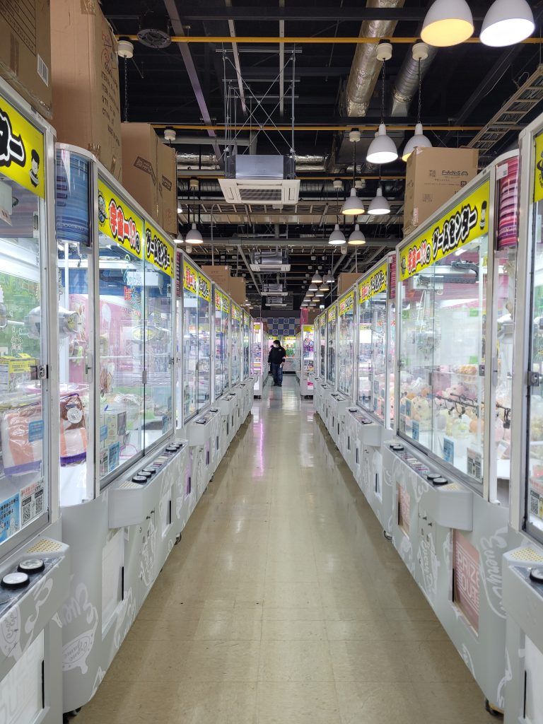 Crane games at Everyday Tottekiya
