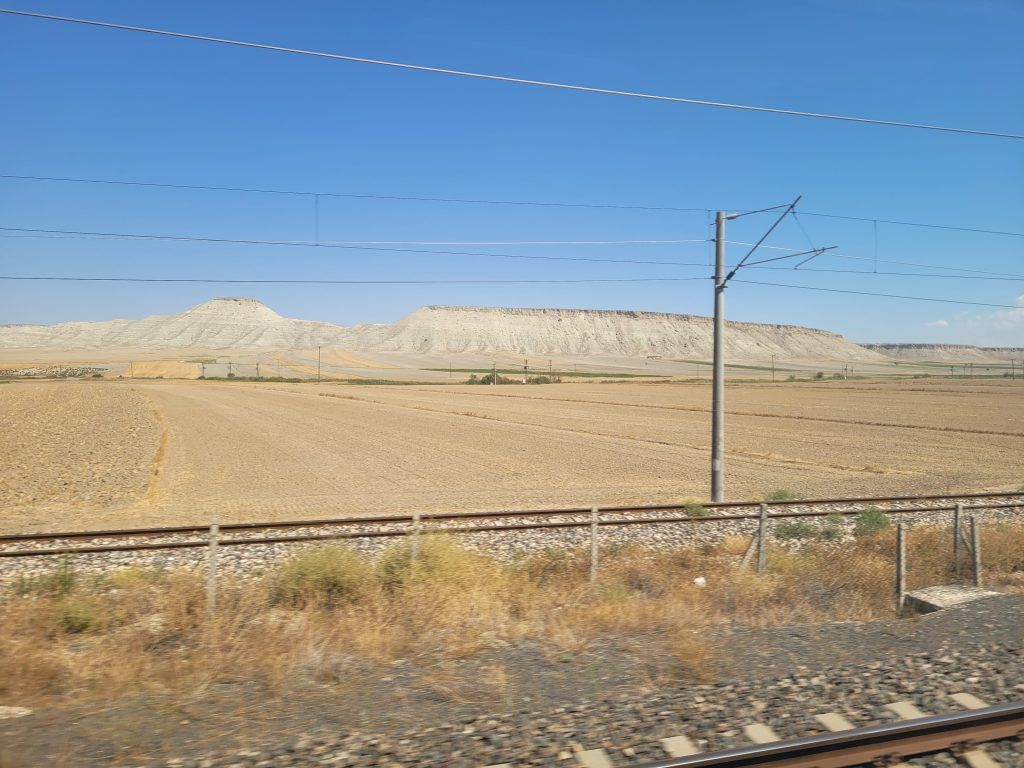 Scenery on the way from Istanbul to Ankara