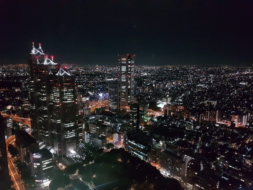 Night view from Tokyo Metropolitan Government Building