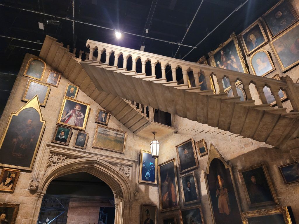 Moving staircase at Harry Potter Studio Tour in Tokyo