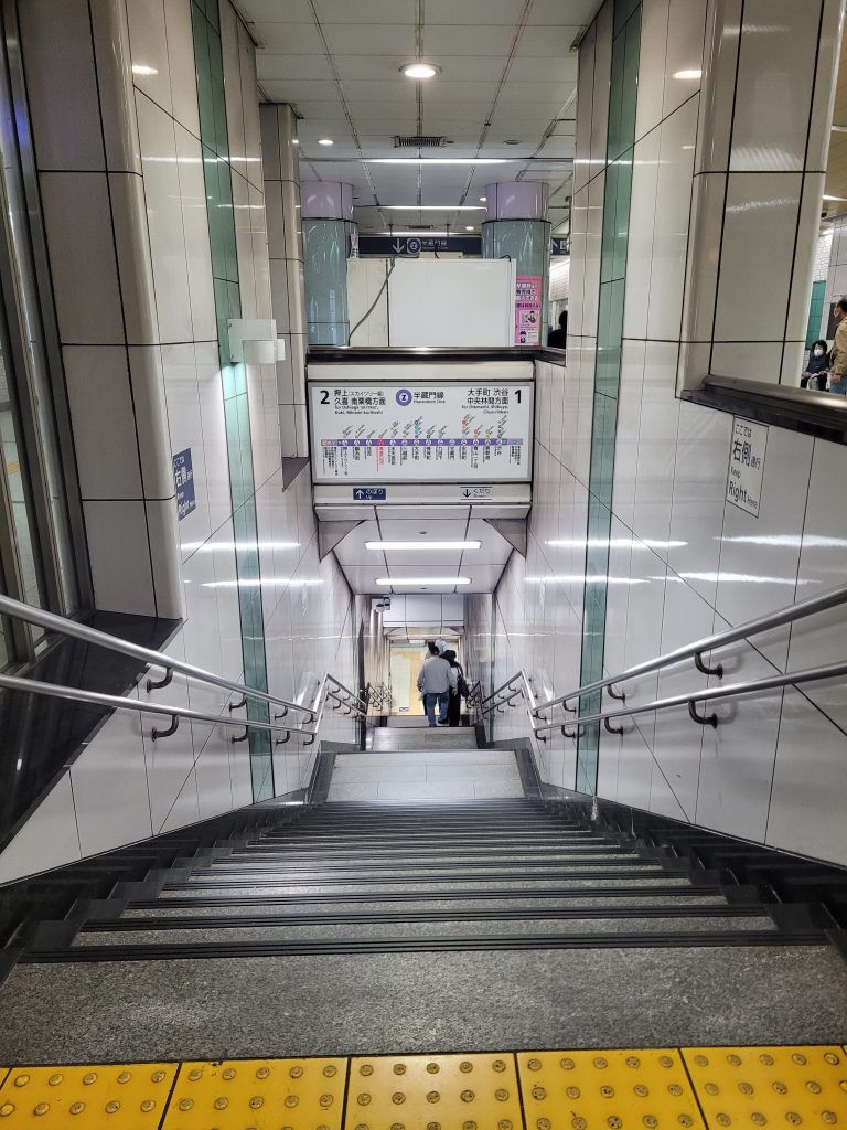 Kiyosumi-Shirakawa Station on the Hanzomon Line